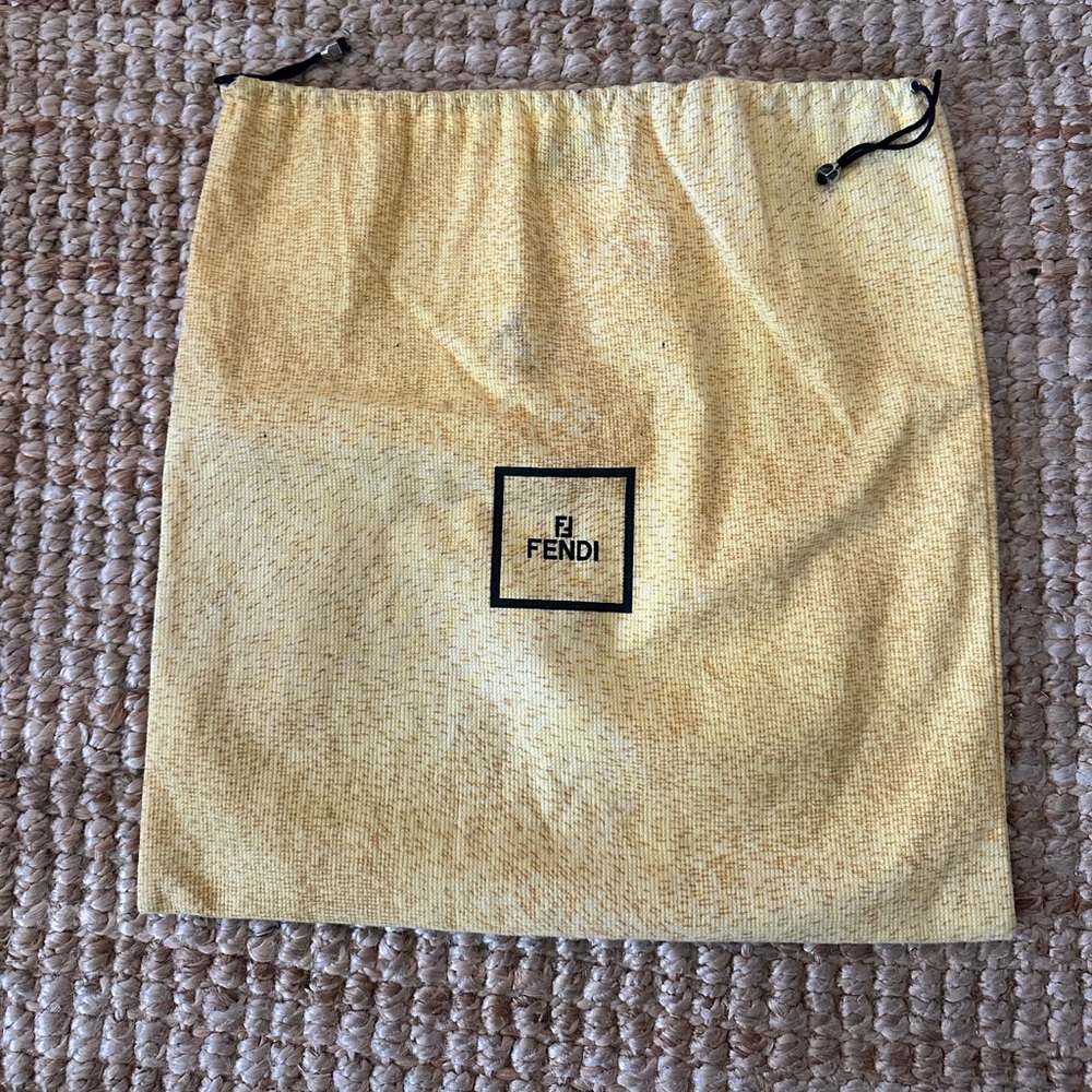 Fendi Yellow Dust Bag